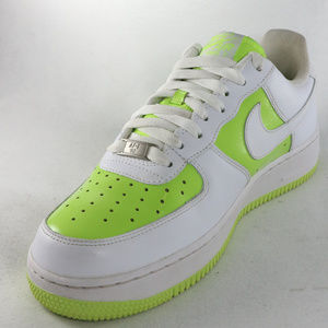 Nike | Shoes | Nike Air Force Low Volt Lime Greenwhite Sneaker | Poshmark